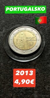 Euromince - pamätné dvojeurové mince Portugalsko - 2