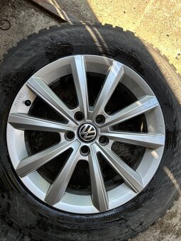 4ks Originál disky volkswagen 5x112 r17 z tiguanu 215/65 - 2