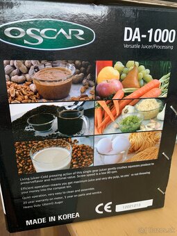 Oscar Neo DA 1000 Odšťavovač - 2