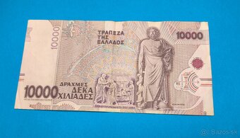 Bankovka ŘECKO - VZÁCNÁ 10.000 Drachma 1995 - 2