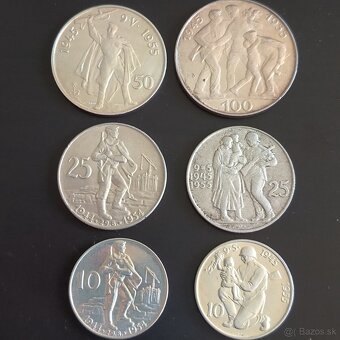 Strieborné mince - Československo - Kčs - ČSSR - 2