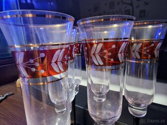 Luxusné bohemia poháre na sekt. - 2