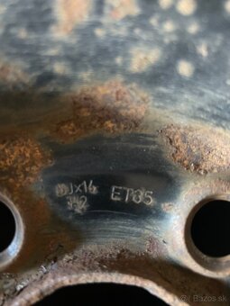 5x100 R14 plechové disky - 2