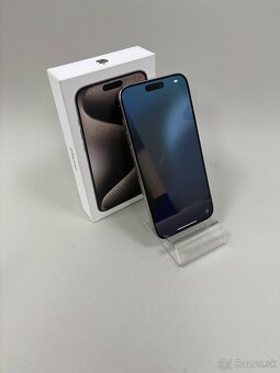 Apple iPhone 15 PRO MAX 256GB Natural Titanium-Batéria 100% - 2