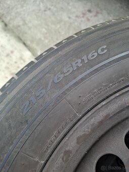 Komplet plech. disky R16 VW Caravelle T6 + 215/65 R16C leto - 2