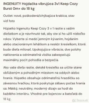 Detské hojdacie kreslo - 2