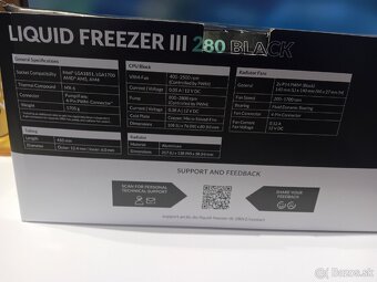 ARCTIC LIQUID FREEZER III 280 BLACK - 2
