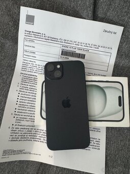 iPhone 15plus 128GB čierny,zaruka - 2