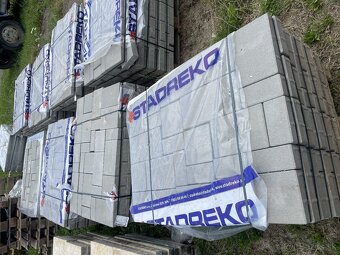 Zámková dlažba Stadreko Delano 6 sivá - 2