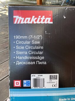 Okružná píla Makita 5704R / nepoužívané-nové - 2