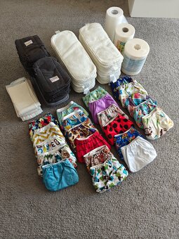 Látkové plienky KOMPLETNÁ SADA - 2