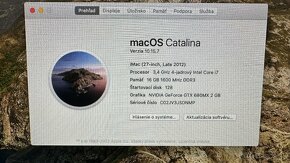 Predam iMac Apple 27-palcový,koniec roka 2012. - 2