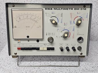 TESLA MULTIMETR BM 518 / MULTIMETER CZECHOSLOVAKIA - 2