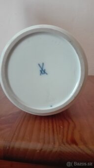 Váza Meissen - bílá - vysoká 32,5 cm - 2
