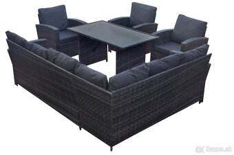 Veľký záhradný rattanovy set - 2