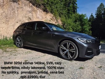 auto na splátky/ požičovňa/ BMW 320d xDrive 140kw - 2