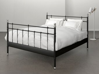 Vintage IKEA kovové čelá postele - 2