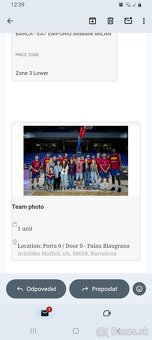 Predam listky na Basketbal BARÇA - EA7 EMPORIO ARMANI MILAN - 2