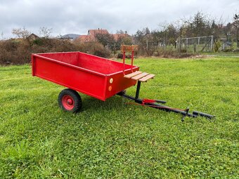 Vozík, vlečka za malotraktor, kosačku - 2
