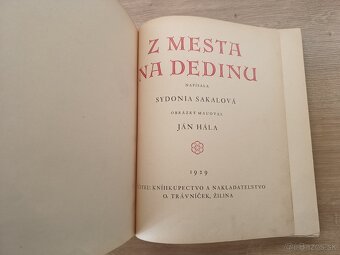 Z mesta na dedinu 1929 ilustroval Hála - 2