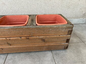 Kvetináče drevené - 2