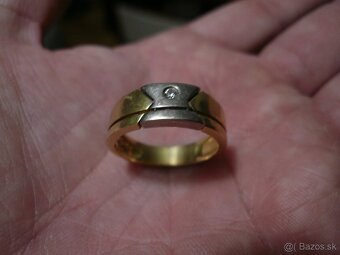 predam zlaty prsten s diamantom - 2