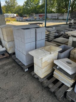 Betónové kvetináče - 2