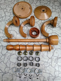 Drevený luster Art deco - 2