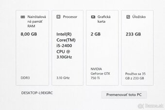 Stolný počítač s monitorom - 2