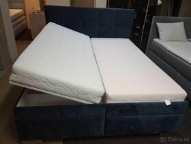 Predám manželskú posteľ  s matracmi a úložnym priestorom - 2