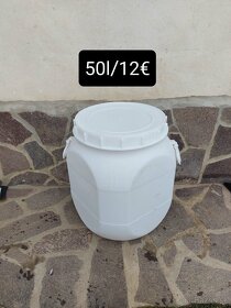 Plastové sudy 55 litrové - 2