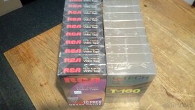 kazety VHS RCA-T120,G-TECH T160. - 2
