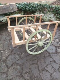 Drevený vozík - kara - 2