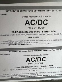 AC/DC BRATISLAVA - VAJNORY, 21.07.2024 17:00 - 2
