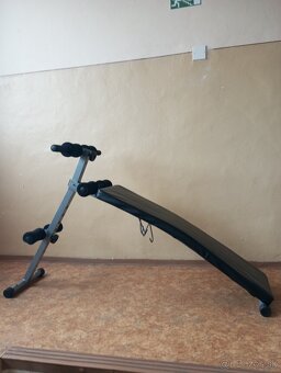Šikmá lavička na brucho+Hyperextenzia DELTA SPORT-za 1/3ceny - 2