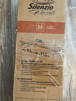 Predám priečniky Norddrive Silenzio 120 cm (pre in-rails lyž - 2