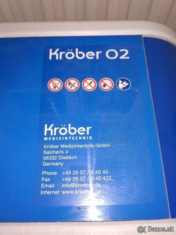 Kyslíkový koncentrátor Krober O2 NA NAHRADNE DIELY - 2