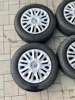 Volkswagen pneumatiky zimný set 5x112 R15 - 2