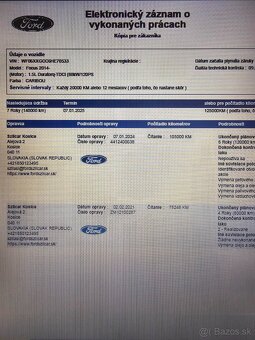 FORD focus 1,5TDCi 120k serv.knižka - 2