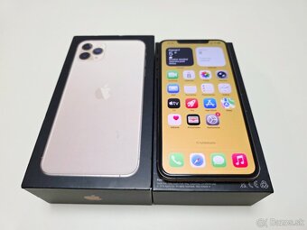 APPLE IPHONE 11 PRO MAX GOLD 64GB,ZDRAVIE BATERKY 100% - 2