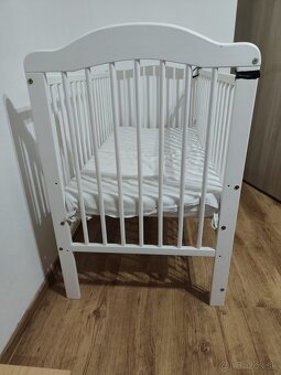 Detská drevená postieľka - 2