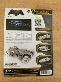 Model Metal Earth, Batman v Superman, Batmobile - 2
