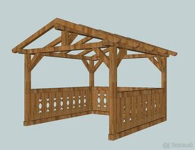 Predám, vyrobím drevený altánok - 2