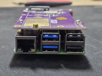 Raspberry Pi 5 4GB + NVMe HAT + 64GB SD + chladič - 2