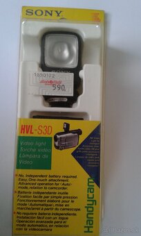 Blesk na kameru Sony HI8 TR 760E - nový,nepoužívaný - 2