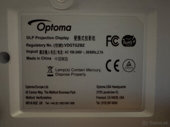 Projektor OPTOMA Full 3D 1080p HDMI DLP - 2