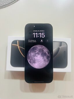 Predám zánovný Apple iPhone 16 Pro 128 GB - 2