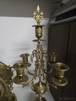 Starozitne krbove hodiny a svietniky.....cislo 13 - 2