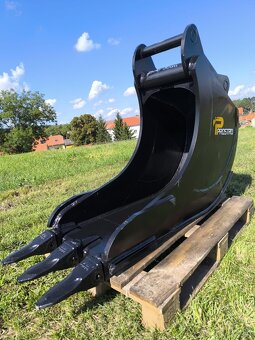 Podkopová lžíce se zuby, 50cm s upínáním S60 - 2