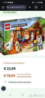 Lego Minecraft rozne druhy - 2